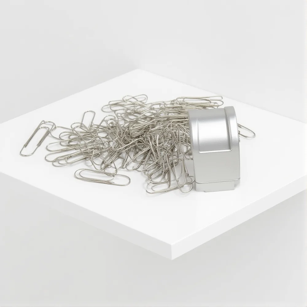 28mm Paperclips Smooth Surface Silver Paper Clips Rustproof Paper Clips Coated Stainless Steel Paper Clips For Document Photo