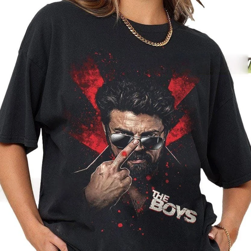 The Boys Billy Butcher Retro Shirt 2026 Summer Men's Women's Casual Extra Large Cotton Clothing Y2k Style Sportshirt Retro