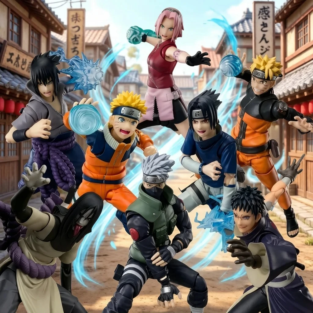 

Фигурки Bandai SHFiguarts 2.0: Саске, Джирайя, Какаши Хатаке №1, Наруто, Орочимару, Учиха Мадара — лучшие 99 аниме-фигурок, игрушки, подарки