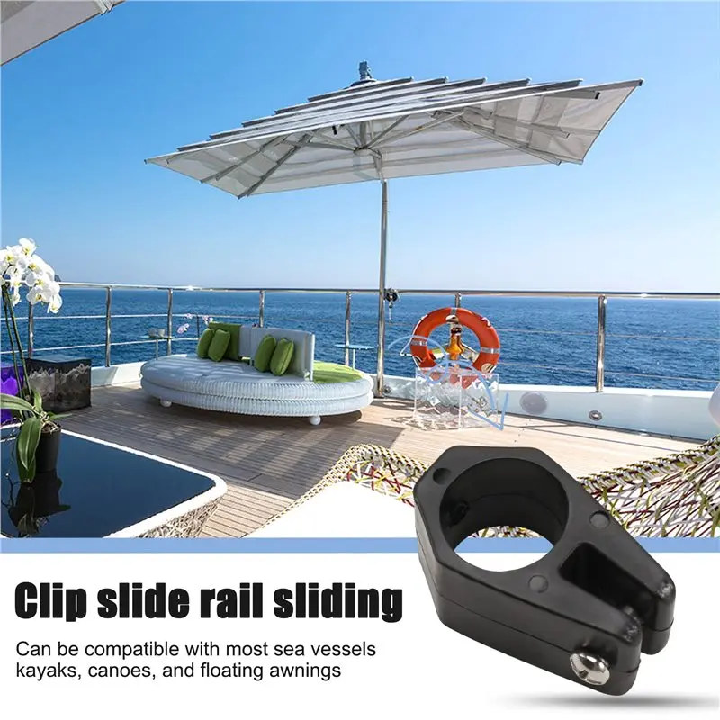 【SPECIAL】For Kayak, Canoe, Marine Boat Canopy Compatible 6 Pack 1 Inch Bimini Top Jaw Slide Fittings, Awning Hardware Accessorie
