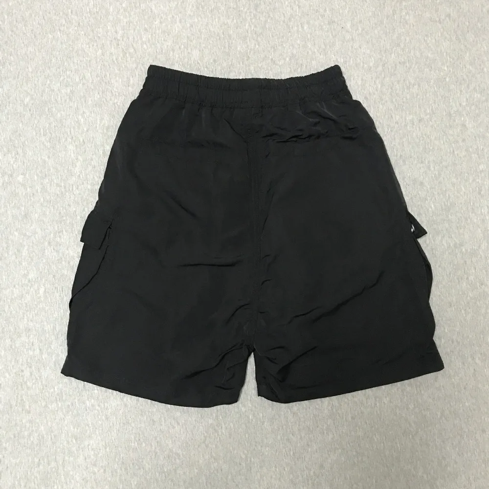 High Street Shorts Dark Style Men's Cargo Multi Pocket Functional Workwear Shorts Summer Loose Casual Five Quarter Pants