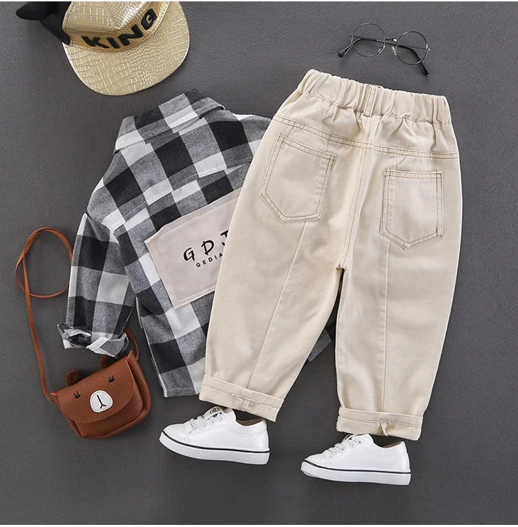 Special clearance- Baby Boys Denim Pants Solid Color Infants Baby Pants Jeans Casual Pants 90-130