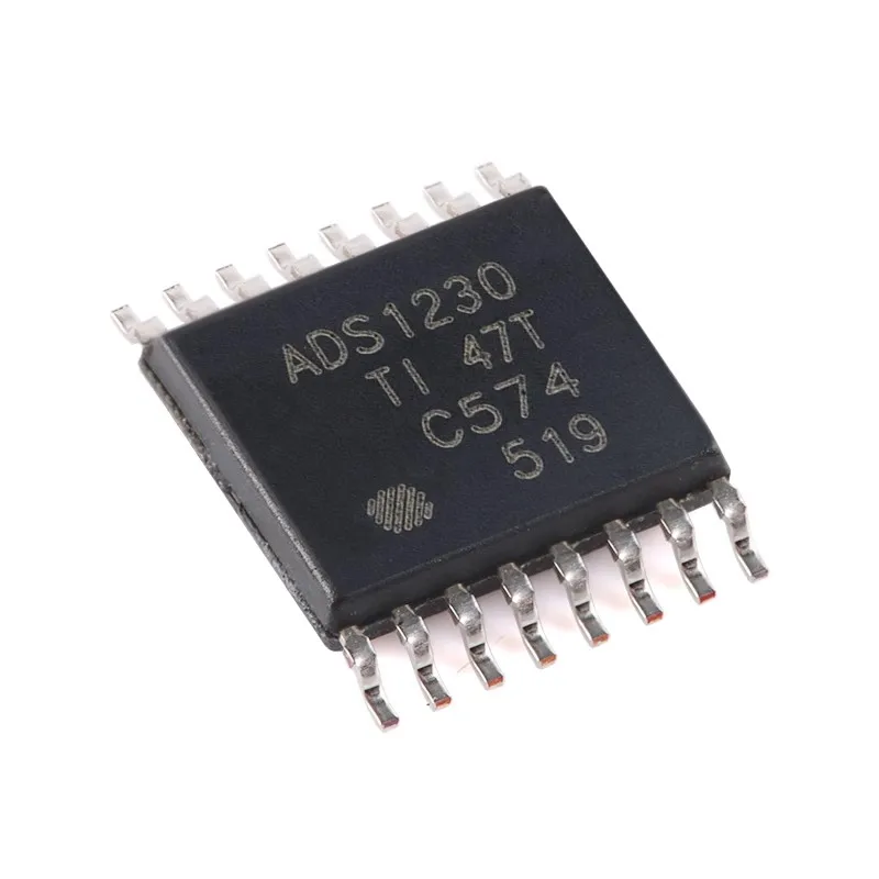 5PCS ADS1230 ADS1230IPWR TSSOP-16 ADS1230IPW 2.7V-5.3V 10Hz/80Hz 20Bit Analog-to-Digital Converter For Bridge Sensors SMD IC