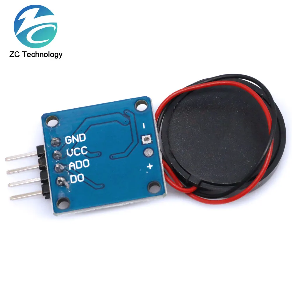 Piezoelectric Shock Tap Sensor Vibration Switch Module DC 5V Sheet Percussion For Arduino AD/DO 51 UNO MEGA2560 R3 DIY Kit