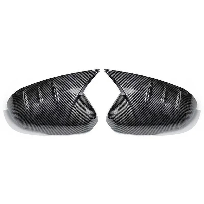 Generic Carbon Fiber Look Rearview Mirror Replacement Cover Caps
