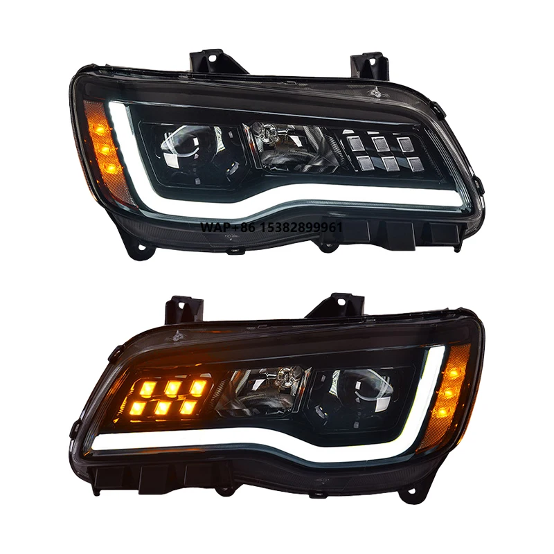 

YU GUANG for Chrysler 300C 2011 2017 Led Headlights Lights Upgrade Headlamp Head Lamp Car Accessories DRL LED Lens Projectors