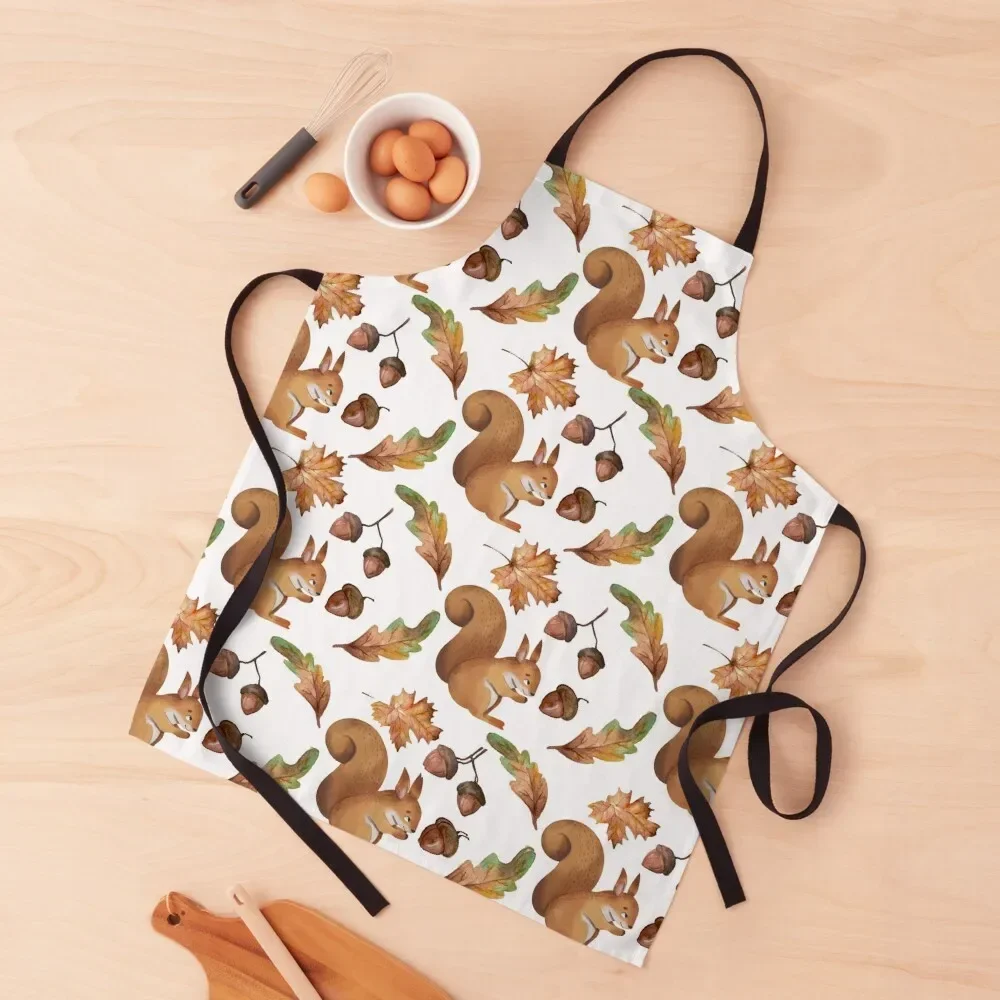 Squirrels Apron For Cooking chefs Apron