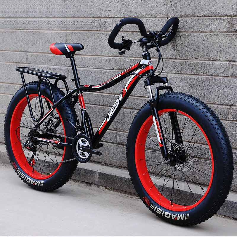 

Mountain Bike Off-Road Snow Beach4.0Extra Wide Tire Men and Women Adult Speed Bike