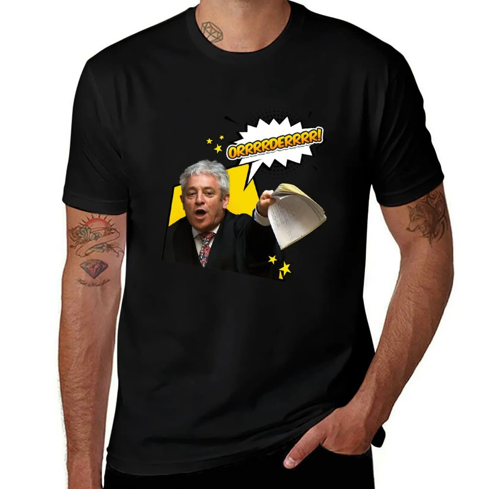 Brexit | John Bercow Ordeeer! T-Shirt Lightweight Basic Short Sleeve Shirt T-Shirt