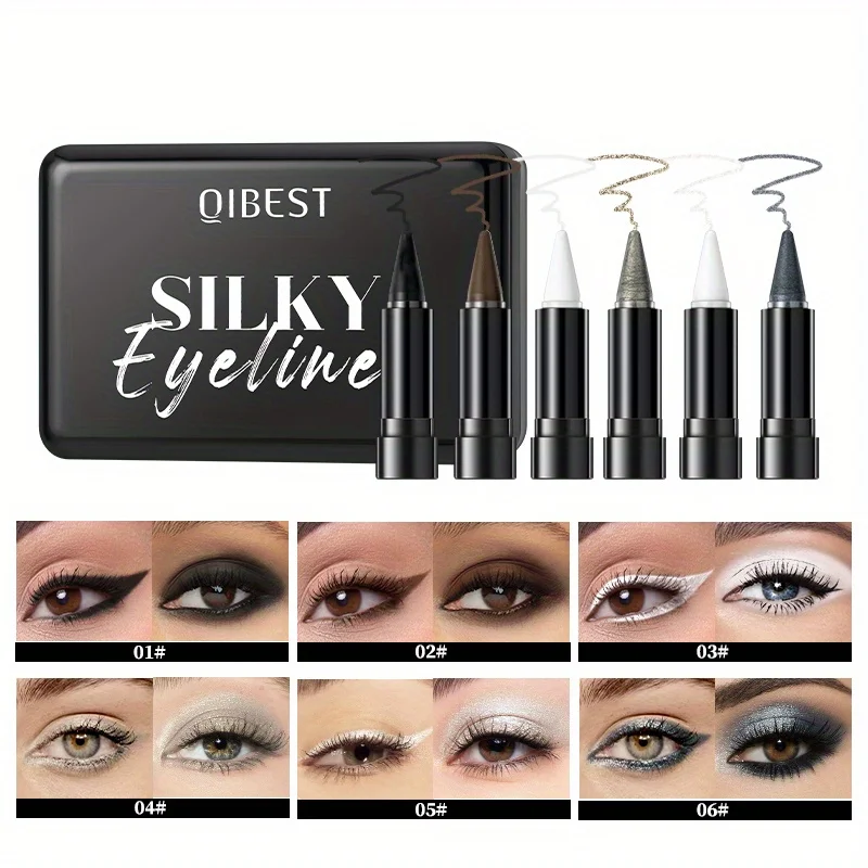 Waterproof long-lasting eyeliner cream matte pearlescent quick-drying eyeliner rich eyeliner eye makeup