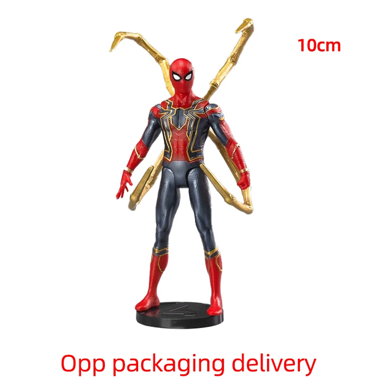Echte ZDTDS 10CM Avenger Figuur Rivals Rhino Thanos Ghost Spider Man Scarlet Electro Venom Octopus Iron Captain Hulk Beeldje