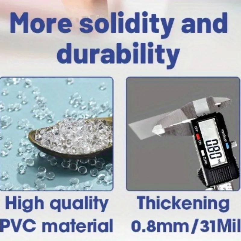 10-Piece Social Security Card Holders - Durable PVC, Scratch-Resistant, Easy to Carry for Daily Use