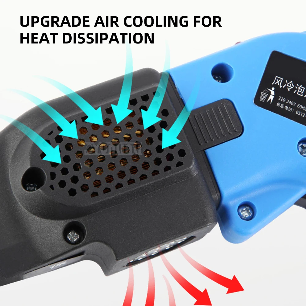 5-Centimeter Electric Hot Glue Gun for Foam, Extruded Polystyrene Board, Pearl Cotton Insulation Board, and Plastic KT Board