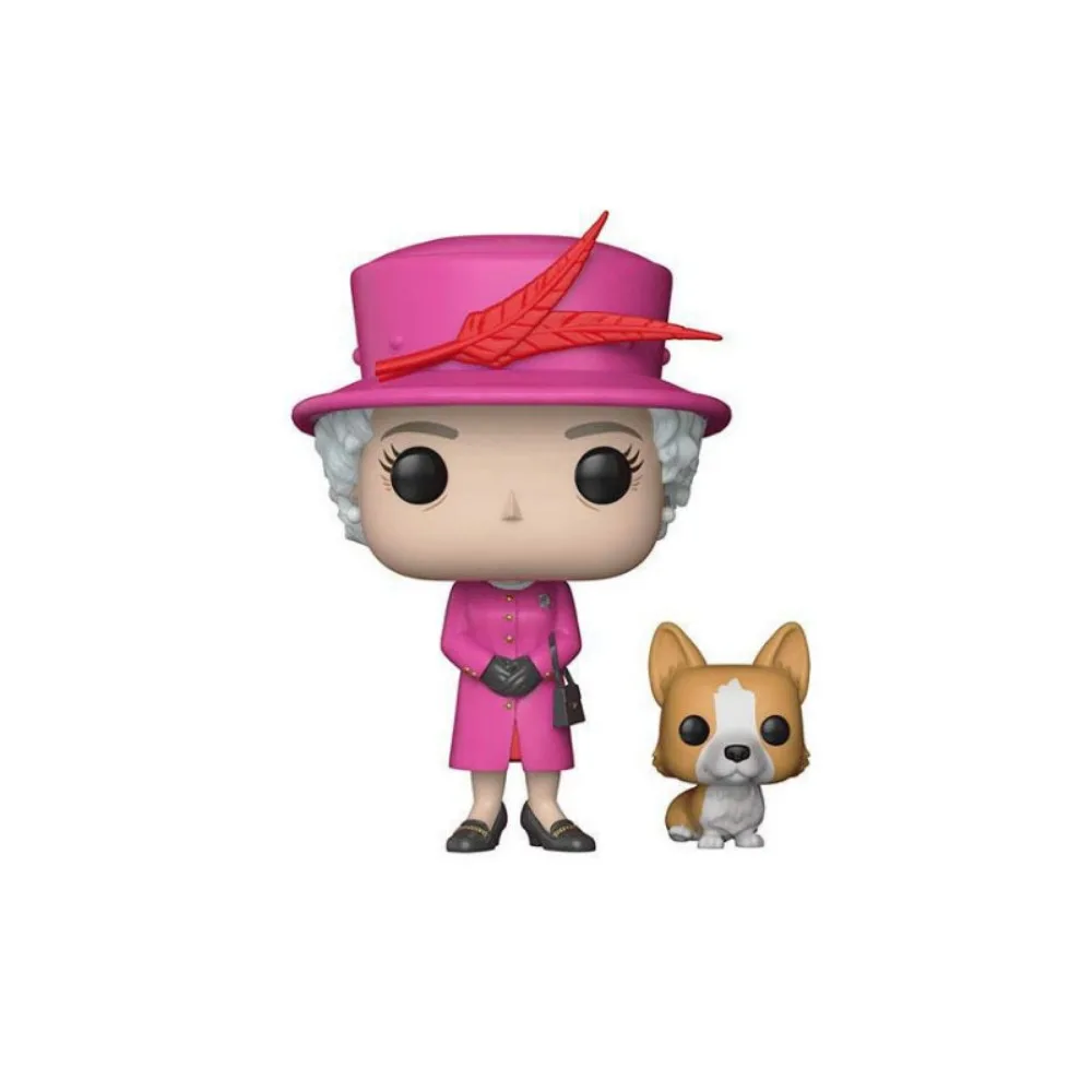 FUNKO POP Elizabeth II Actionfiguren „Deep Loved By The Queen of England“, süßes, elegantes Q-Version-Peripherie-Modell, Spielzeug, Geschenk für Kinder