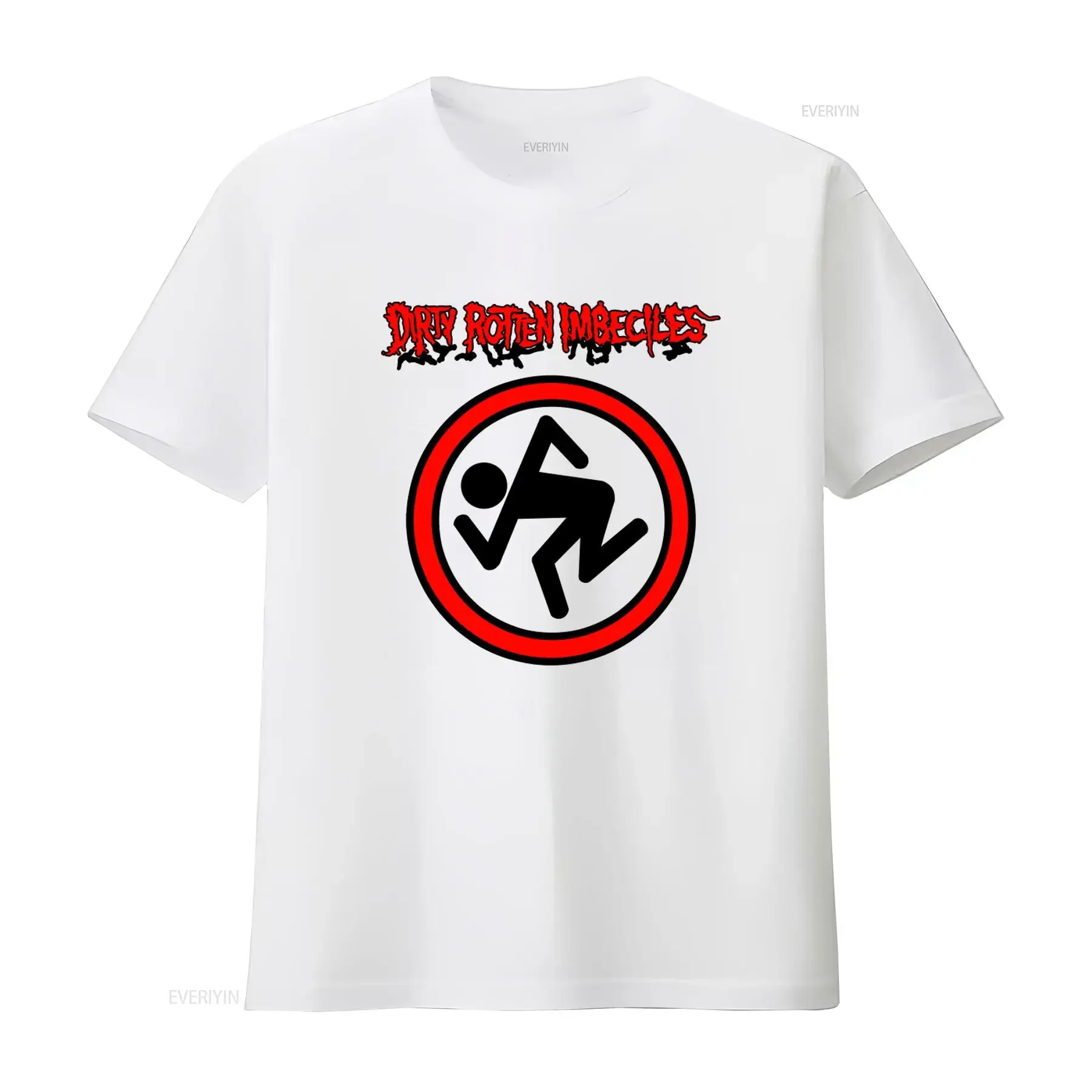 DRI Dirty Rotten Imbeciles T Shirt for Men Rock Band Style with Bold Design vintage Washed Breathable graphic Comfortable