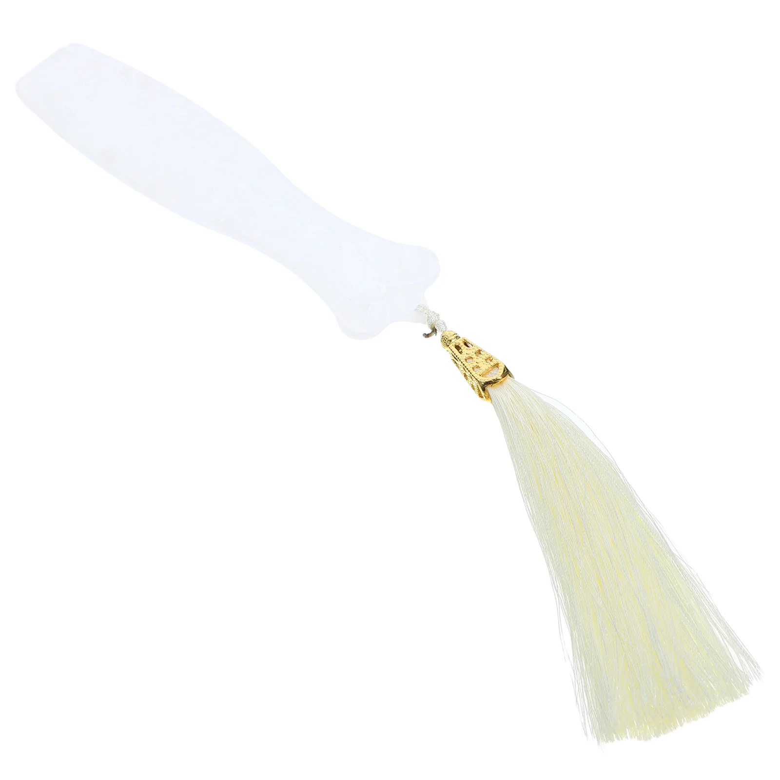 

1pcs Plastic Picks Holder Storage Board For Guzheng Learners Durable Smooth Surface Tassel Design Finger Picks Organizer Winding