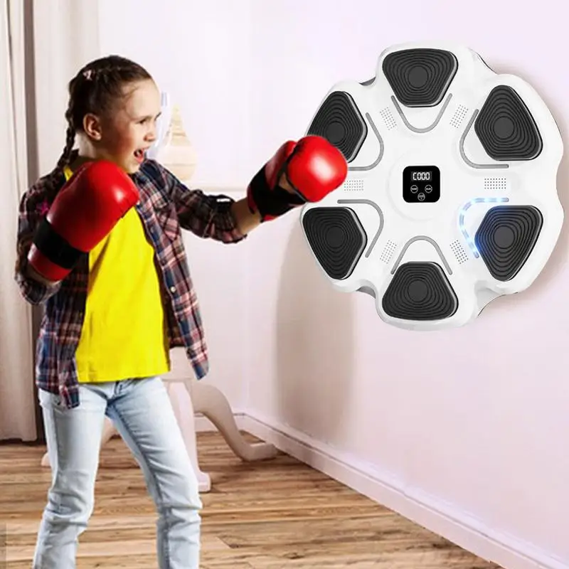 

Music Punching Machine Wall Boxing Music Exerciser Interactive Workout Punching Trainer Smart Wall Boxing Music Exerciser For