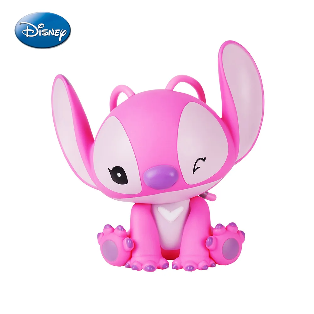 

Stitch Officially Licensed PVC Piggy Bank Angel Decorative Coin Bank For Home Decor Collectible 1Pc Disney