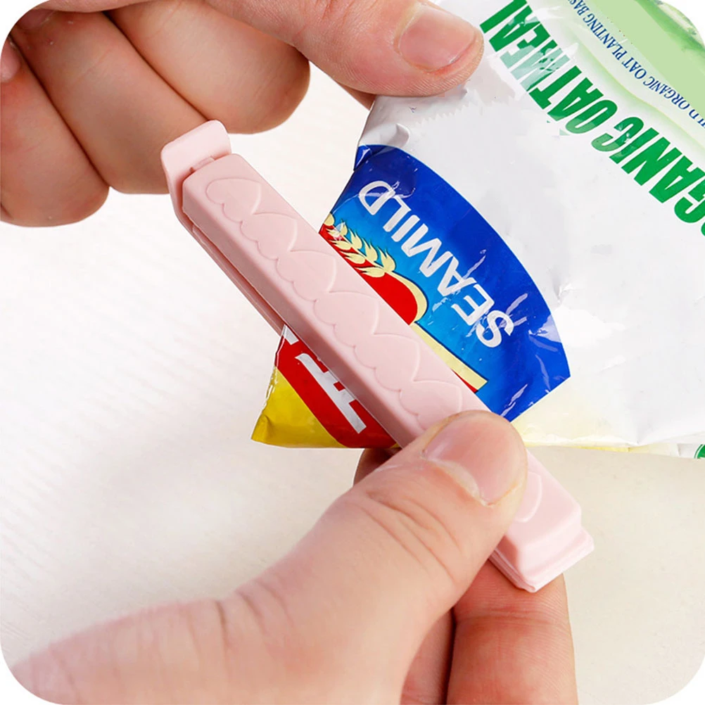 

15pcs Food Sealing Clips Plastic Kitchen Storage Tools Freshness Preserver For Snacks Powder Oatmeal Moisture Proof Bag Sealer