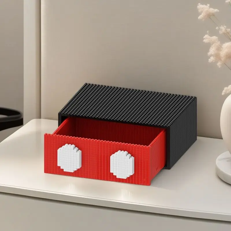 Disney Mickey Lade Combinatie Puzzel Ornamenten Bouwstenen 3D Stereoscopische Puzzel Modellen Puzzel Speelgoed Verjaardagscadeaus