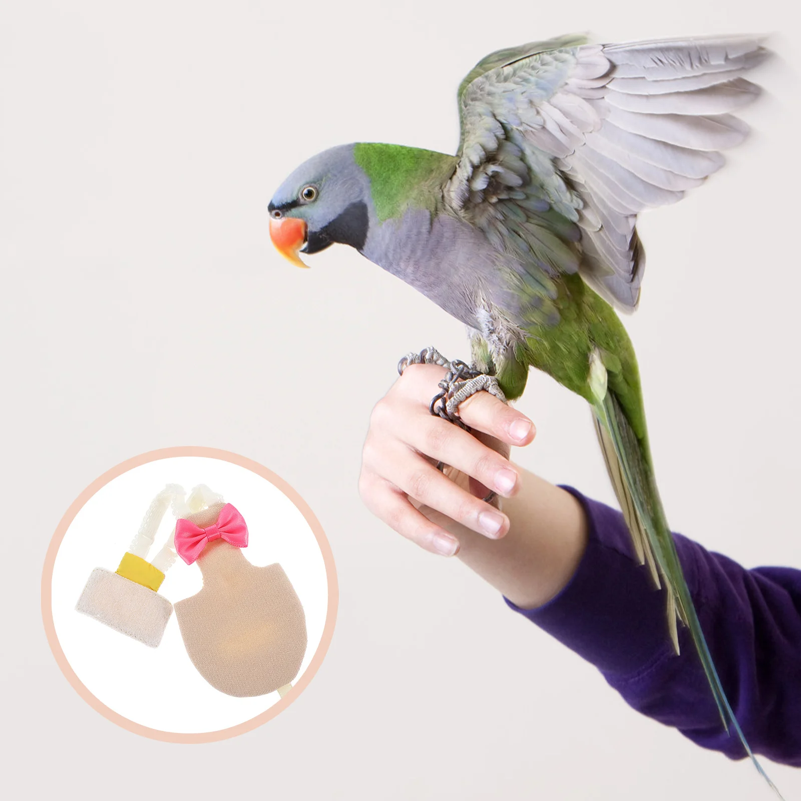 

Pet Birds Flight Suit Diaper Parrot Diaper Bird Clothes Washable Reusable High Grade Cotton Breathable Lightweight