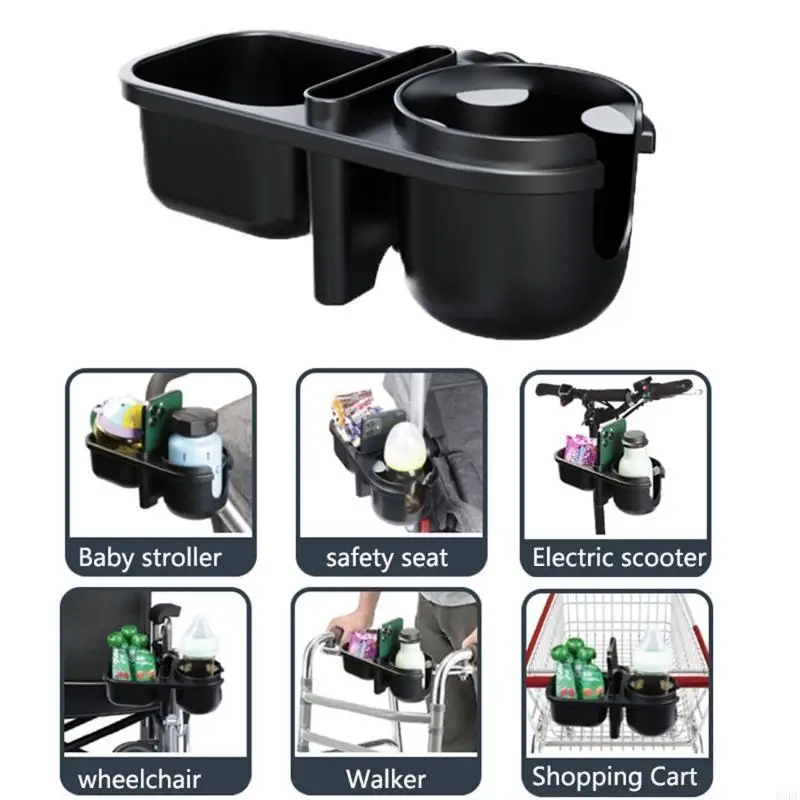 54DF Xe Đẩy Cốc Đựng Điện Thoại Động Giá Để Chai Xe Đẩy Đồ Ăn Nhẹ Hộp Đựng