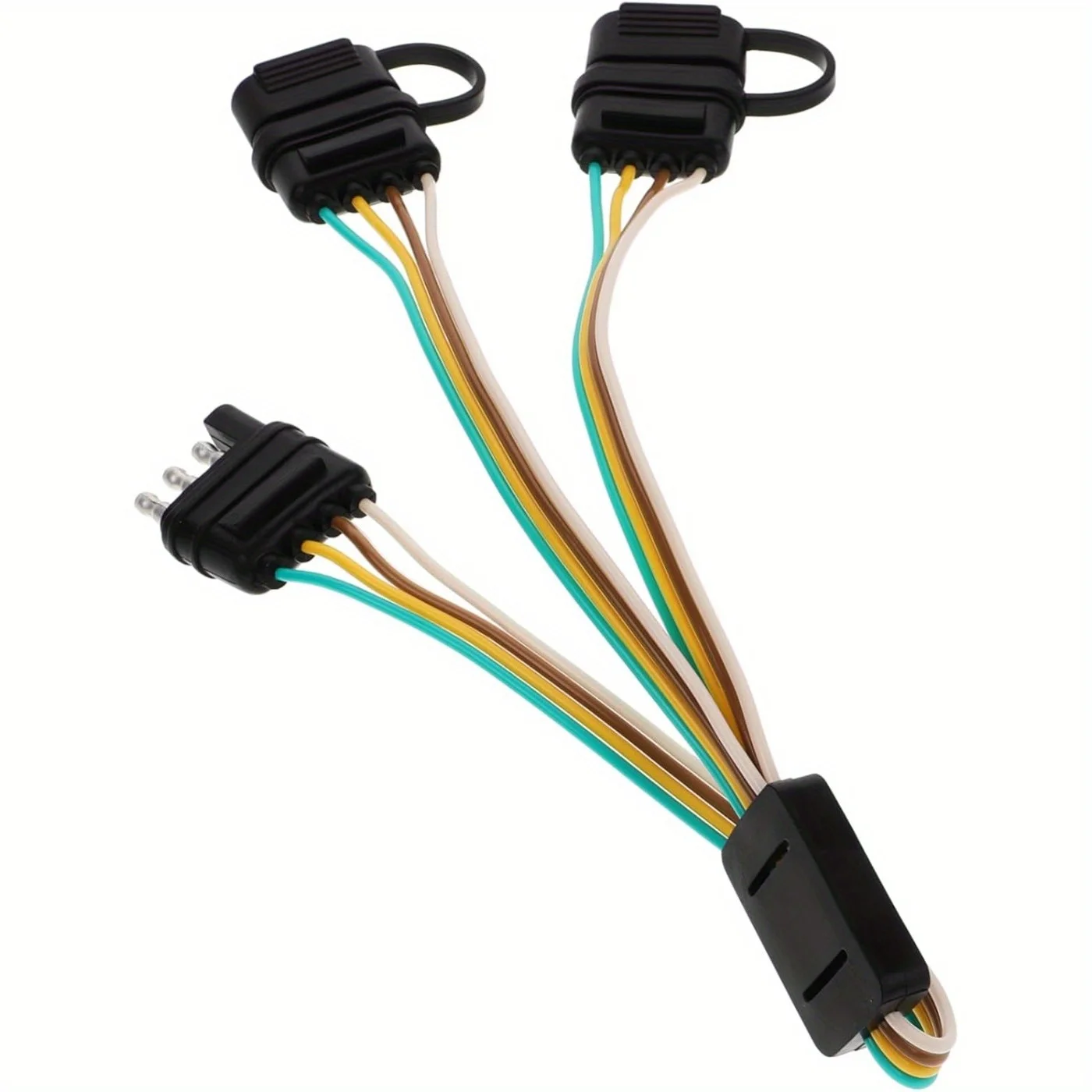 

Trailer cable for general lighting, connector for trailer accessories, slot-shaped cable