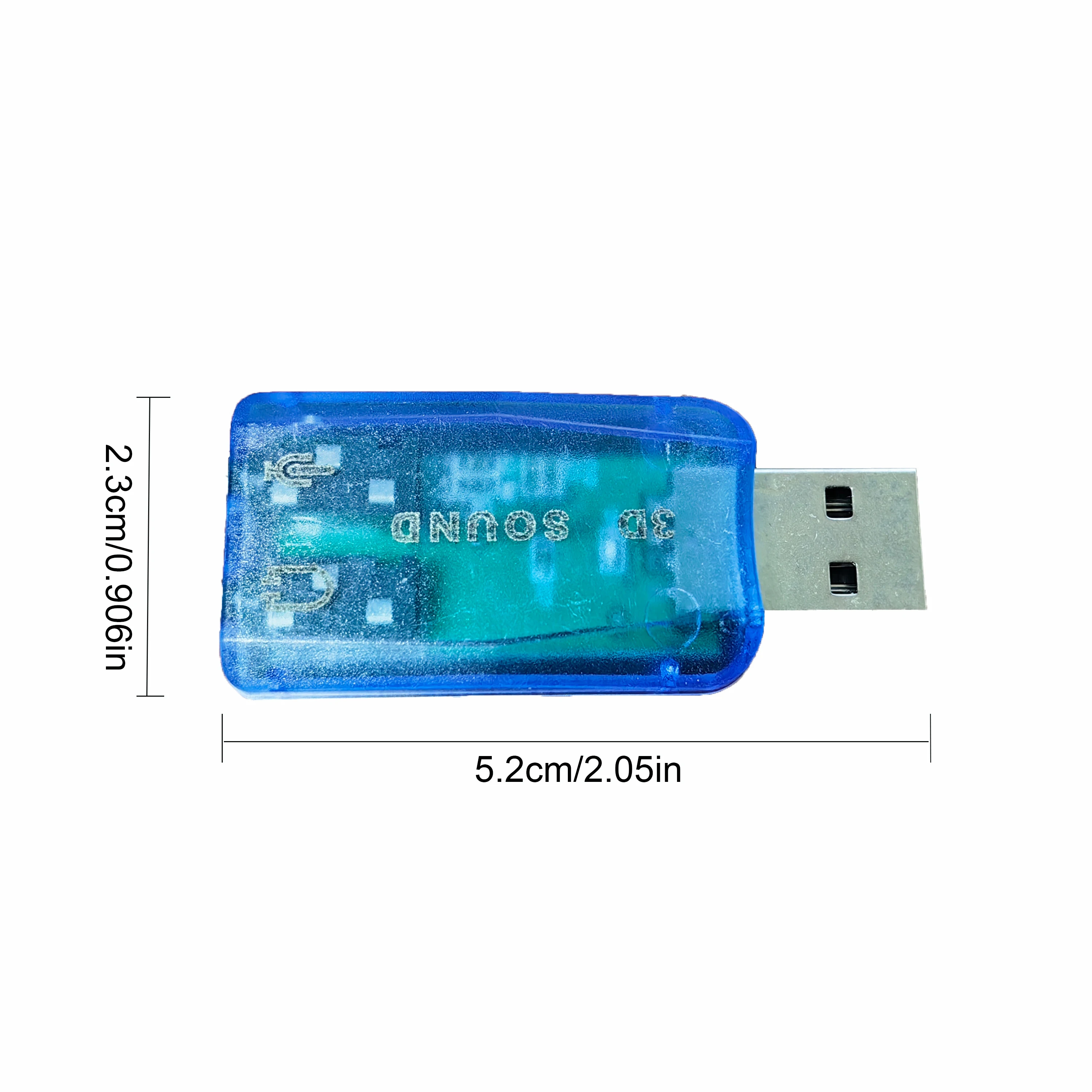 5.1 Sound Channel USB Independent Sound Card Jack Stereo Headset 3d Sound Card Audio Adapter New Speaker Interface For Laptop