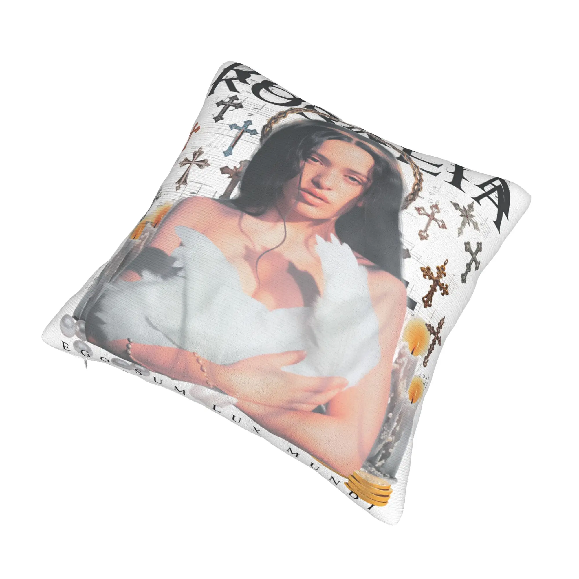 LUX Rosalia Spain sing Concert Pillow Cover Stuff Printed Cushion Cover Decorations  Pillow Case Cover Living Room Multi-Size