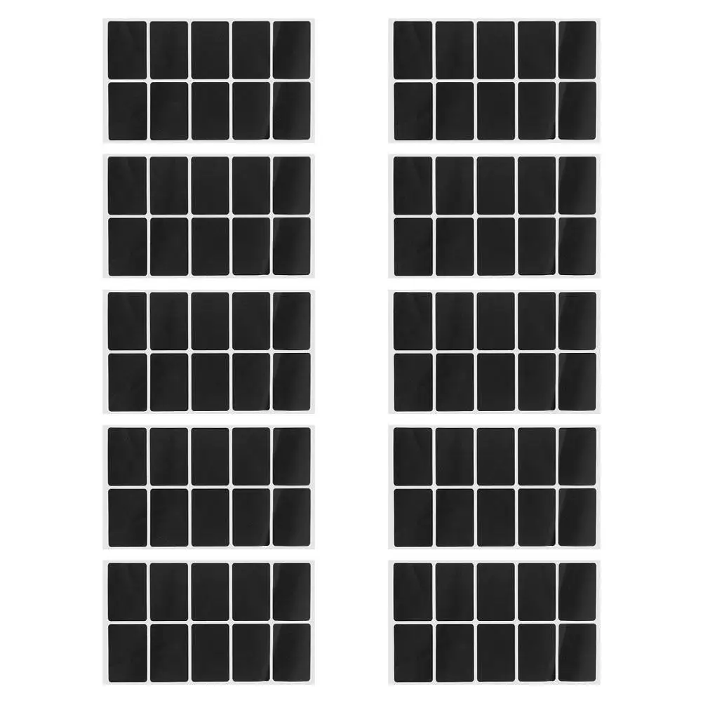 200 Pcs Blackboard Stickers Chalkboard Decorative Labels for Jars Canning Mason Signs Bottle Small Rewritable