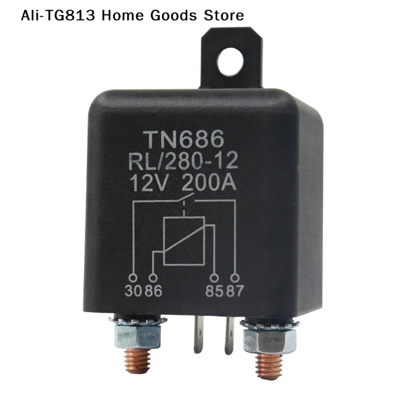 

[TG813]High Current Relay Starting relay 200A 100A 12V/24V Power Automotive Heavy Current Start relay Car relay