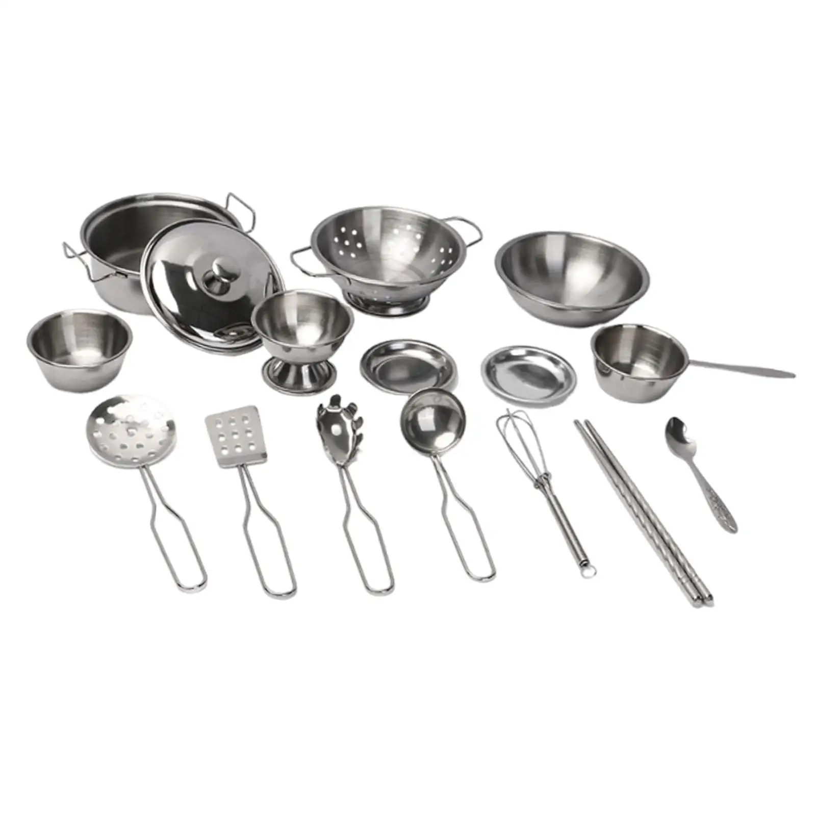 Kitchen Playset Hand Eye Coordination Play Pots and Pans Toys for Girls Boys