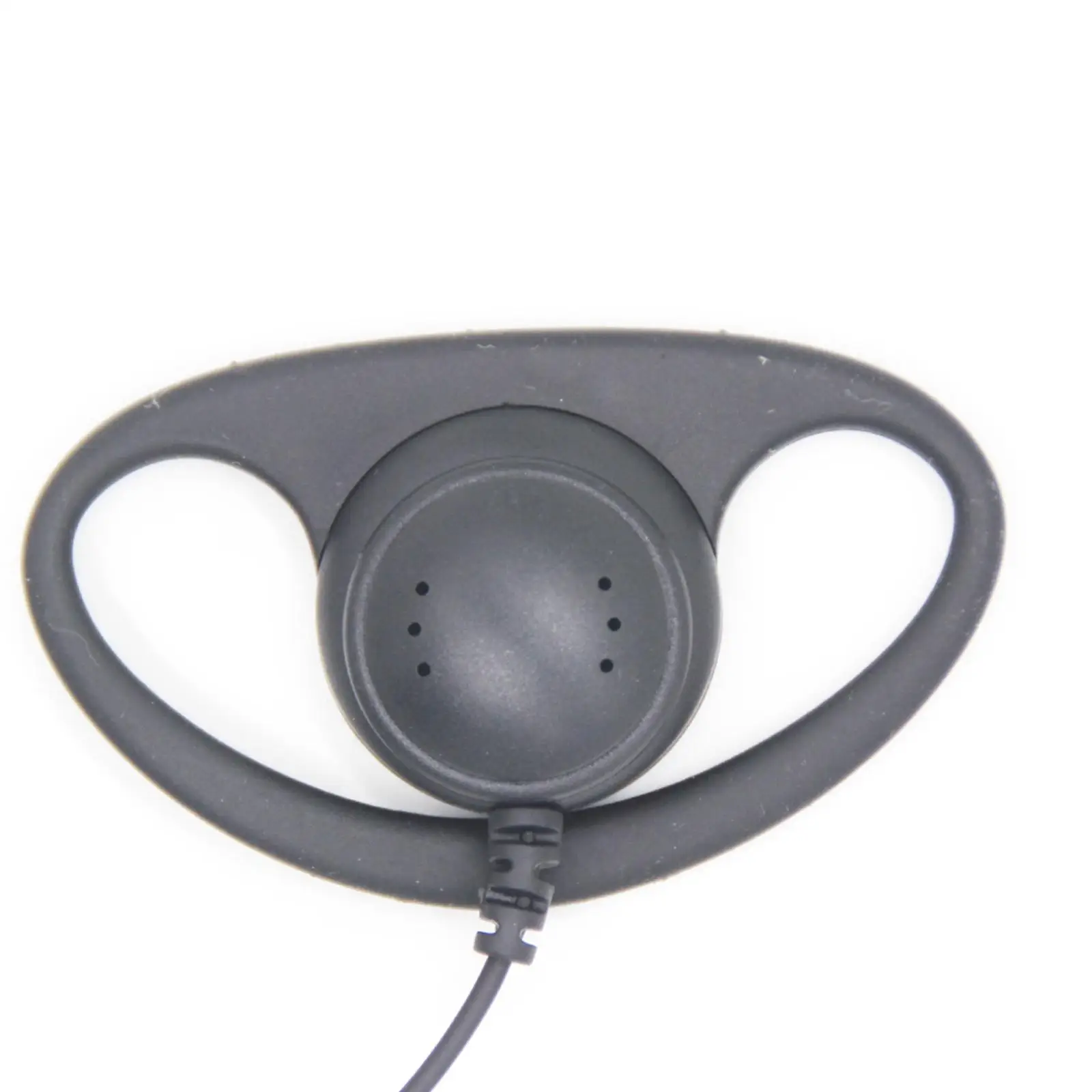 Hands Free 2 Pin PTT MIC Earphone for Walkie Talkie Radio with Clip and Ear Hook Design