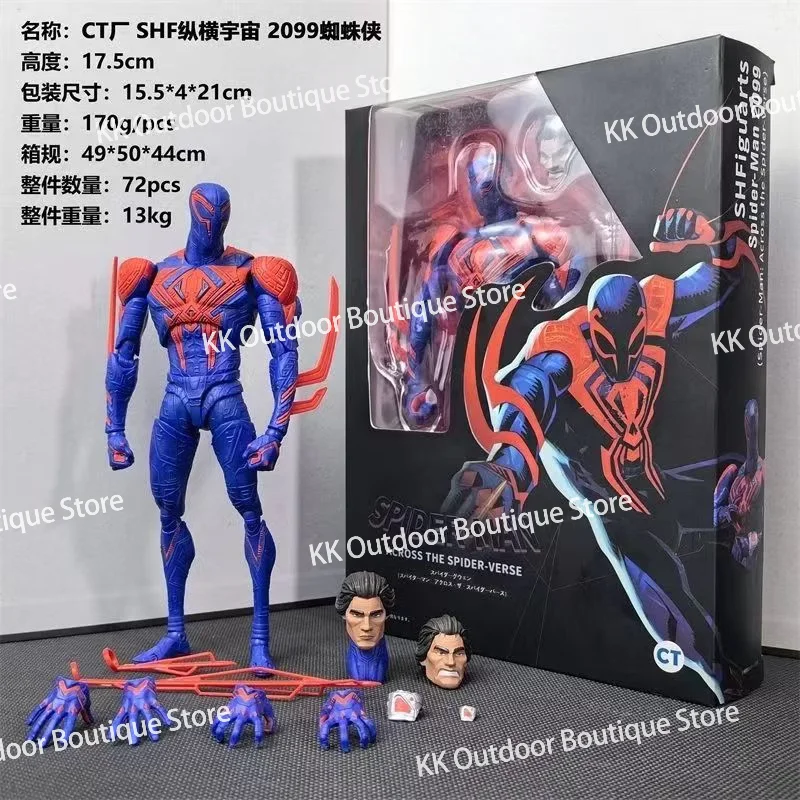 In Stock Ct Toys Spiderman 2099 Figure Amazing Spider-Man Across The Spider-Verse Anime Action Figure Figurine Model Gifts Toys