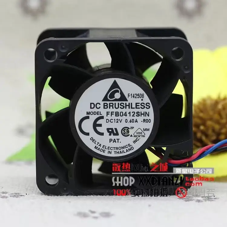 FFB0412SHN FFB0412SHN-F00 FFB0412SHN-R00 4cm 4028 0.6A Tach Speed FG Alarm RD Signal 3-Pin 3-Wire 3P Cooling Fan for Server