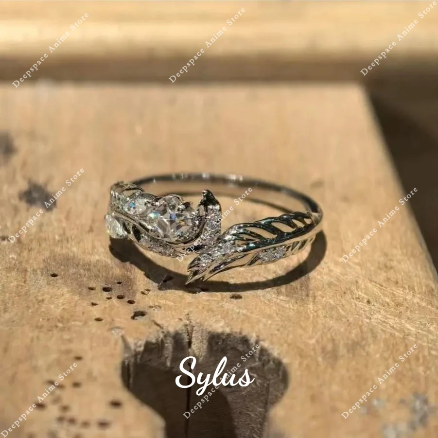 Love and Deepspace Sylus Caleb Zayne Rafayel Xavier Wedding Ring Anime Cosplay Adjustable Rings Festival Party Costumes Props