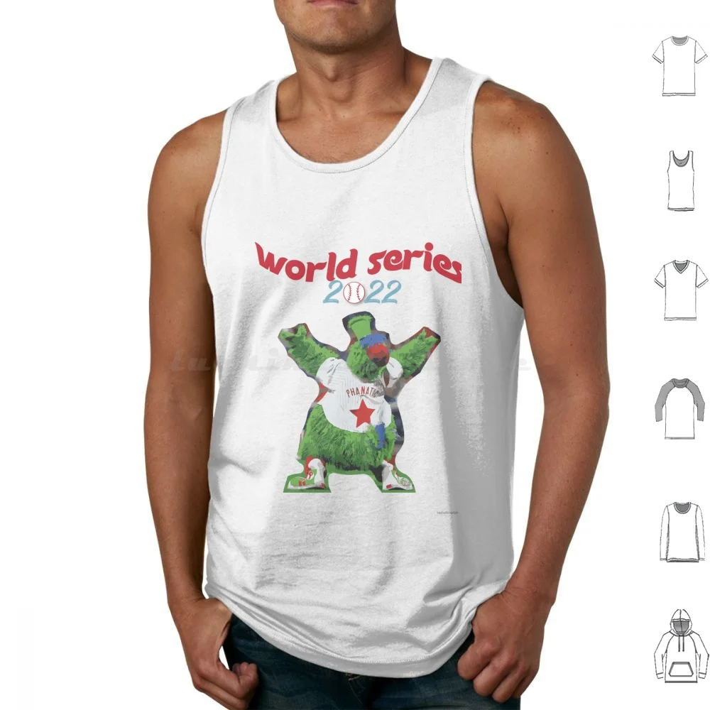World Series Phanatic Tank Tops Print Cotton Red October Sports Nbl Baseball World Series Harper Kyle Schwarber Wawa Ring