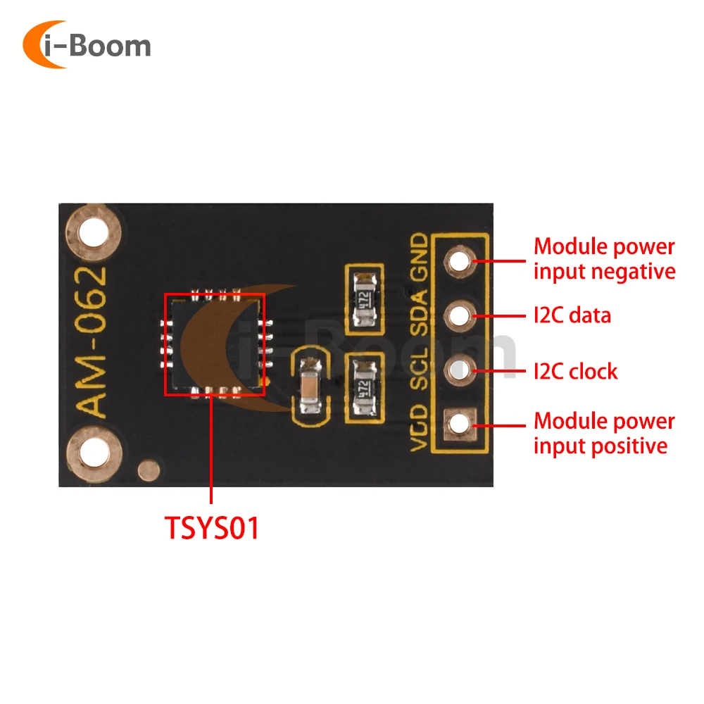 1PC TSYS01 DC 3.2V～3.4V Digital Temperature Sensor Module Barometric Pressure Sensor I2C Interface Module Development Board