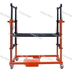 Electric Lifting Scaffolding 1.5M Automatic Folding Mobile Remote Control Indoor Construction Site Decoration Shelf New Lift Pla