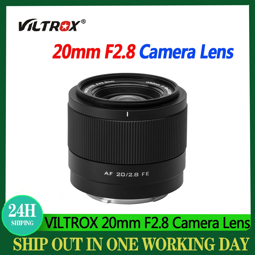 VILTROX 20mm F2.8 Camera Lens Full Frame Ultra Wide Angle Auto Focus Lens For Sony E Nikon Z Mount Camera