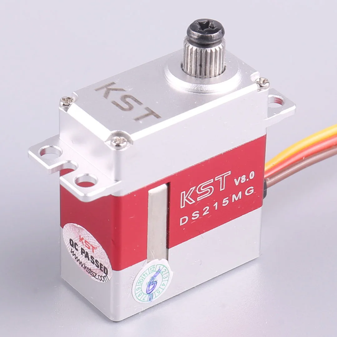 KST DS215MG V8.0 Slant Disc Servo/all Metal High-Pressure Hollow Cup Digital Servo Model Helicopter