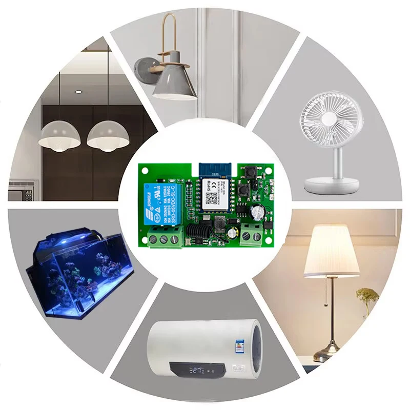 WIFI Garage Gate Door Opener Controller Tuya SmartLife App telecomando Smart Switch On Off Relay modulo 12V Alexa Google Home