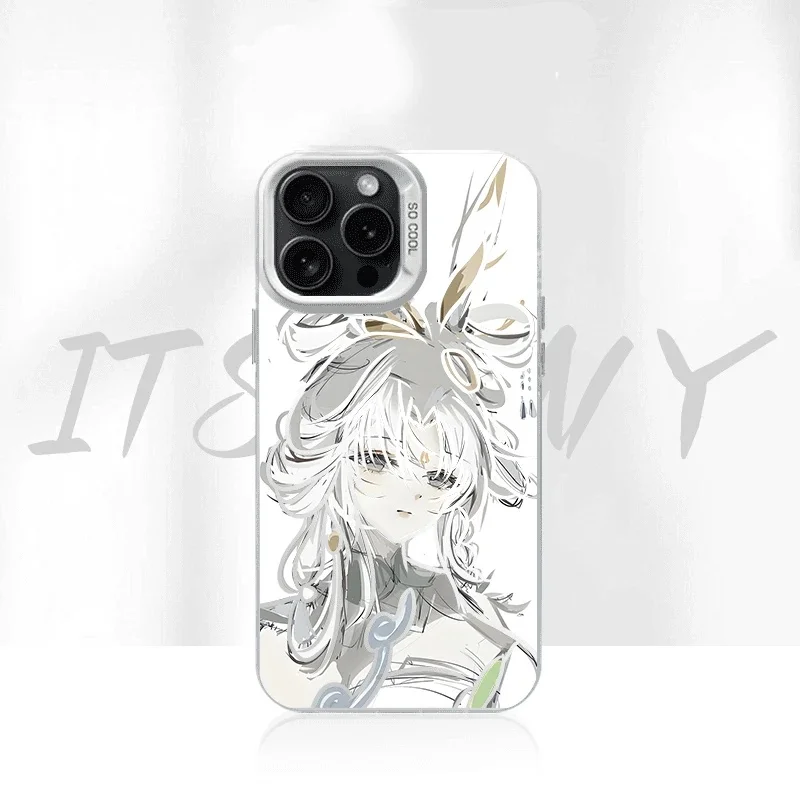 Cute Girl Pretty Gongsun Li Phone Case for iPhone 16 15 14 13 12 11 17 Pro Max Plus Air mini Anime mobile Game shooter Cover