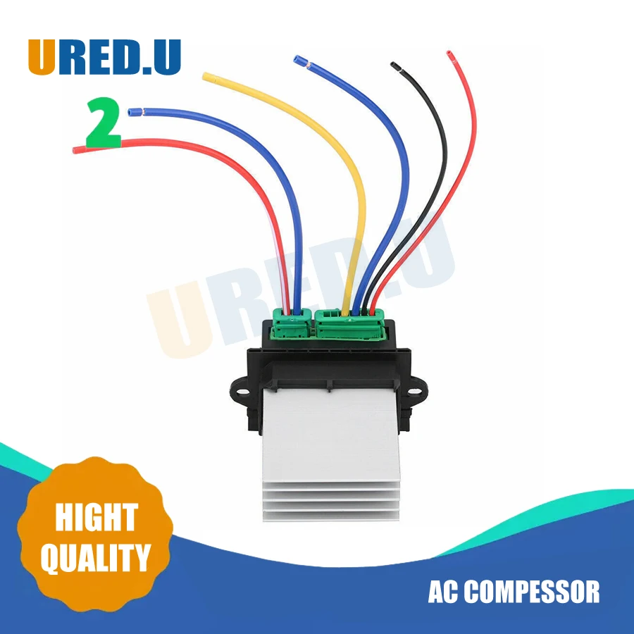 

Heater Blower Resistor+Connector/Wire 6441.L2 7701048390 7701207718 For Renault Citroen C2 C3 C5 Peugeot 406 107 207 607