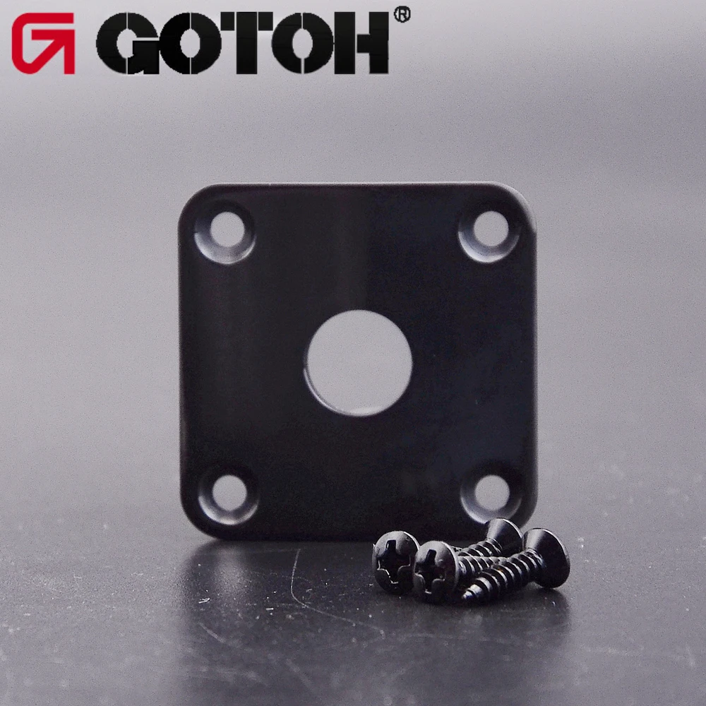 Original Genuine Gotoh JCB-4 Output Jack and Plastic Plate for  Electric Guitar