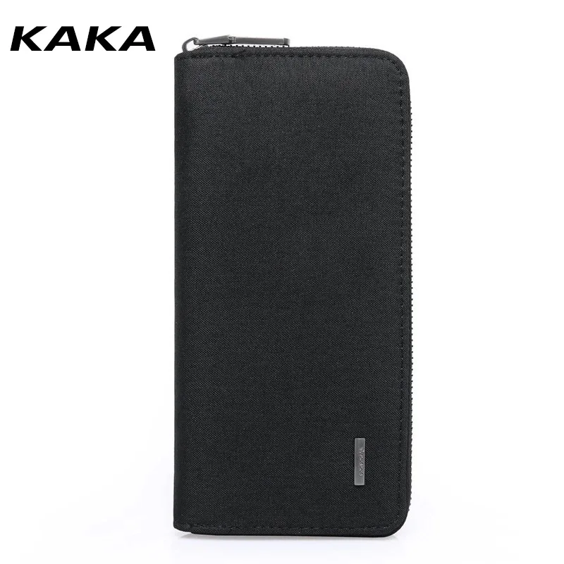 KAKA Brand Long Wallets for Men Purse Clutch bag luxury Money Clip Coins Pocket Large capacity Casual Holders Wallet Phone Bags