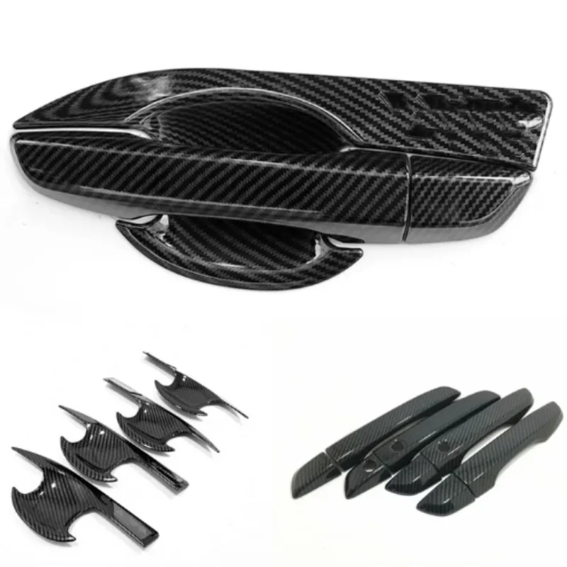 

Carbon Fiber Door Handle Bowls Cover Trim For Honda Crider 2018-2019