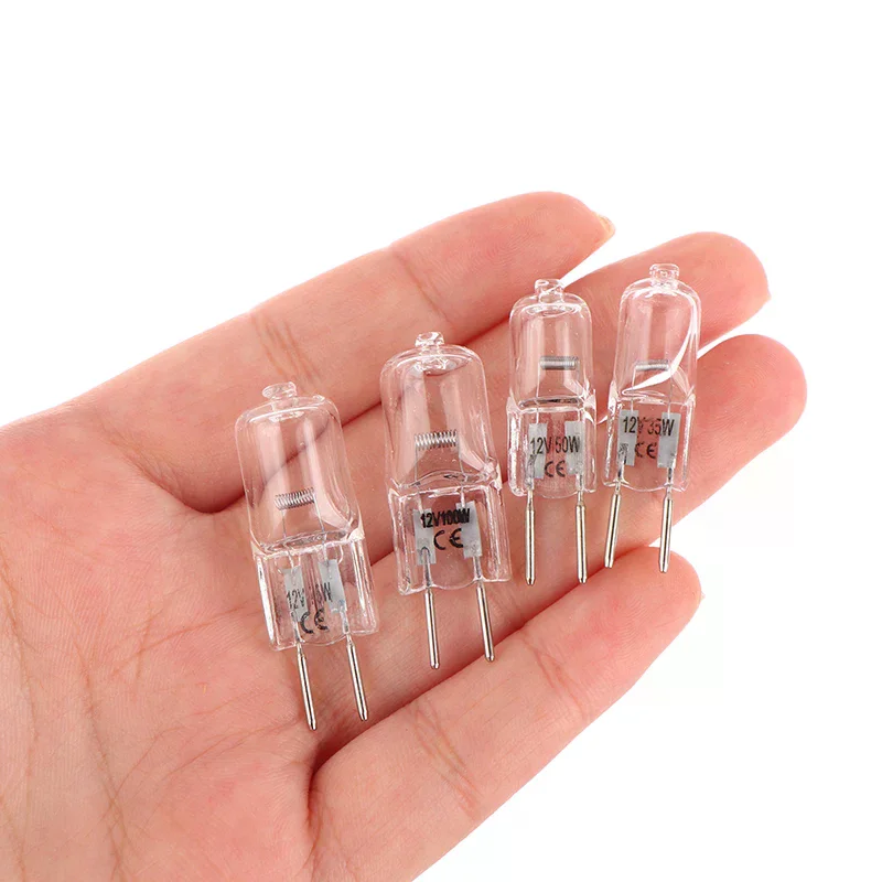 G6.35 12V 20-100W Bulb Microscope Aroma Lamp Machine Work Light Bulb Optical Instrument Replacement Lamp
