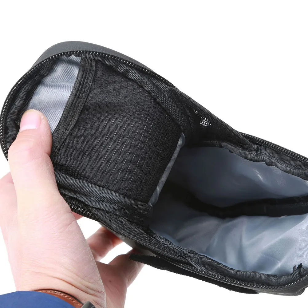 

1Pcs Bike Tail Bag Waterproof Multifunctional Saddle Bag for Cycling Hiking Reflective Tape Safety Tail Light Compatible