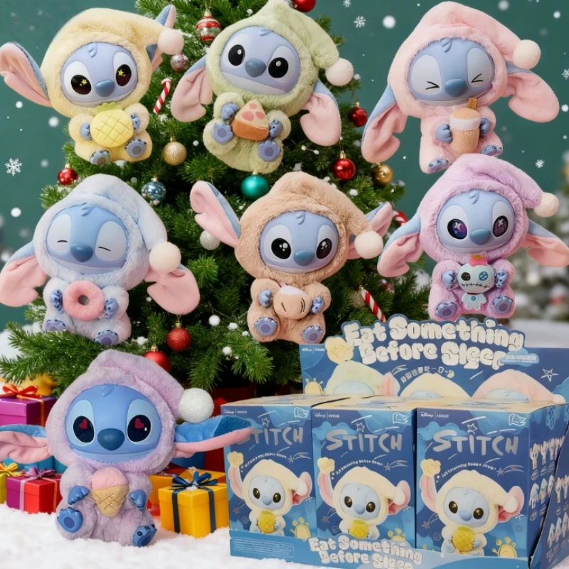 

Стежка ешь, что-то перед сном, слепая коробка Диснея, загадочная сумка, виниловая плюшевая кукла, игрушки, кулон, сюрприз, подарки монстра